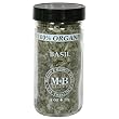Morton & Bassett Organic Basil, .4-Ounce Jars (Pack of 3)