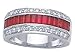 1.90 cttw Genuine Ruby Band by Karina B(tm) in title=