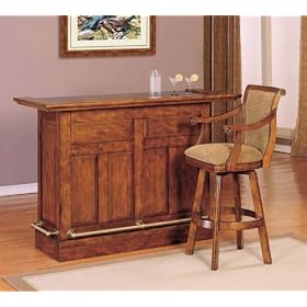 Brandon Bar and Stool Set - Powell Furniture - BRAN-BAR-SET by Powell Furniture