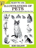 Ready-to-Use Illustrations of Pets: 96 Different Copyright-Free Designs Printed One Side (Dover Clip-Art Series)