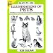 Ready-to-Use Illustrations of Pets: 96 Different Copyright-Free Designs Printed One Side (Dover Clip-Art Series)