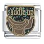 Saddle Up Words & Phrases Italian Charm Bracelet