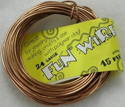 Fun Wire 24 Gauge Coil - Icy Copper