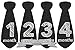 Months in Motion 761 Monthly Baby Stickers Necktie Tie Baby Boy Months 1-12 Chalkboard