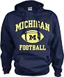 Michigan Wolverines Perennial Football Hooded Sweatshirt