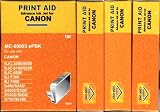 set of four canon bci-3e inkjet cartridges 1 black 1 cyan 1 magenta 1 yellow