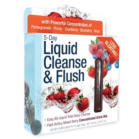 Applied Nutrition 5-Day Liquid Cleanse & Flush, Fast-Acting Mixed Berry Total Body Cleanse, 10-Twist Tubes Box