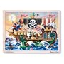Melissa & Doug Deluxe Wooden 48-Piece Jigsaw Puzzle - Pirates