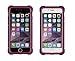 Daswise Full Body Protective Cover Compatible with iPhone 6S Case/iPhone 6 Case Shockproof + Self-Adhesive Screen Shield - Drop-Tested, Dust Proof Design, Hybrid ABS Frame, (Purple)