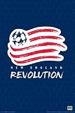 MLS New England Revolution Logo,24 in. x 36 in.