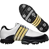 adidas Tour Traxion II Golf Shoe (Running White/Black/Sun)