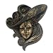 Female Mask - Rosa Cold Cast Bronze Statue - Wall Decor