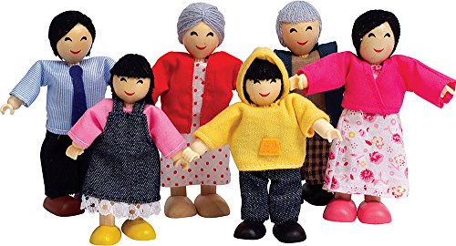 Hape - Happy Family - Asian Doll House Set
