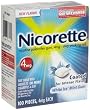 Nicorette White Ice Mint Gum (4mg), 100-Count Box