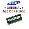 SAMSUNG 1x 4 GB 204 pin DDR3-1600 SO-DIMM (1600Mhz, PC3-12800S, CL11)