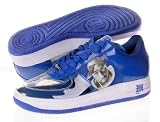 MAKAVELI BRANDED TUPAC 2PAC Redemption Mens Shoes Patent Leather Blue/Clear