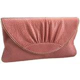 Lauren Merkin Ava Snake-Print Flap Clutch
