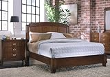 IMAGE OF Queen Panel Bed by Leda - Retro Mahogany (42-240)