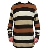 Brand New Enyce Mens brown/cream Sweater
