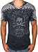 SILVER STAR Bone Collector Mens UFC MMA Angel Wings Short Sleeve T-Shirt Top Tee Black