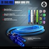New Tonic Washable Lounge Style Hookah Hose Green