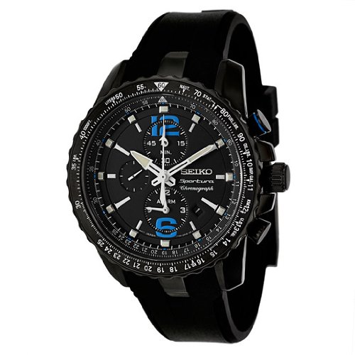 seiko aviator chronograph watch