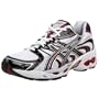 ASICS Men's GEL-Nimbus 11 Running Shoe,White/Black/Red,9.5 D US