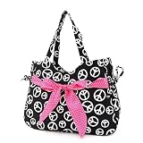 Peace Sign Diaper Bag W O Changing Pad~Huge... by Peace