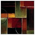 Cinnamon and Ochre I on Canvas by Beverly Palmer- 12x12"