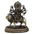 Hindu Goddess Durga Brass Sculpture