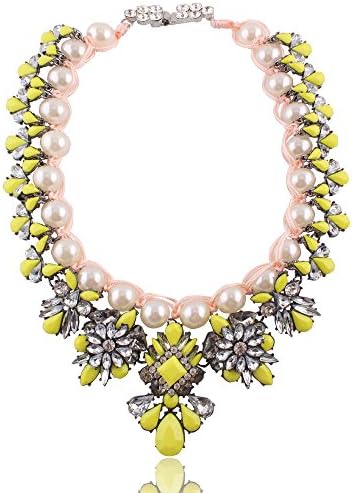 Luxurious New Necklace Statement Pearl Necklace Wedding Statement Jewellery Shourouk