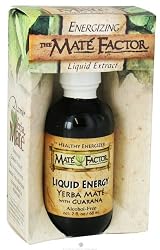 The Mate Factor Yerba Mate Energizing Liquid Extract and Guarana, 2 Ounce