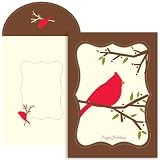 Trifold Cardinal Holliday Cards -