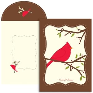 Trifold Cardinal Holliday Cards -