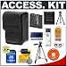 Deluxe Accessory Kit with Soft Leather Case + 4GB High Speed SDHC Card + Spare NP-40 Battery + Tripod + Cameta Bonus Accessory Kit for Casio Exilim EX-Z1050, EX-Z1080 & EX-Z1200 Digital Cameras