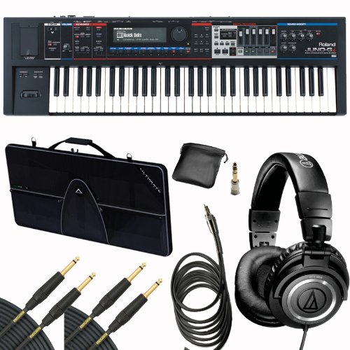 Roland Juno-Gi 61-Key Mobile Synthesizer Keyboard Gig Bundle