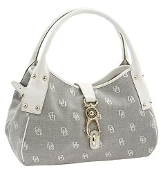 Dooney & Bourke 'Signature Medium' Logo Lock Satchel (Black Color)