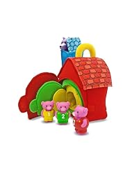 Melissa & Doug Deluxe Three Little Pigs Play Set Soft Baby Toy