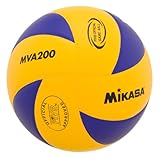 UPC 080409014525 product image for Mikasa MVA200  Olympic Volleyball (Blue/Yellow) | upcitemdb.com