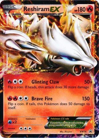 Pokemon - Reshiram EX (BW36) - Pokemon Promos - Holofoil On Sale