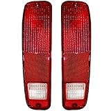 Driver and Passenger Taillight Tail Lamp Replacement for Ford Pickup Truck SUV Van D4TZ13405A D4TZ13404A