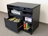 Express Compact Office Cabinet(36 3/4"w X 21"d X 32"h) Ebony