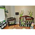 10pc Frog Nursery Crib Bedding Set Brown & Green - Pollywog Pond