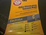 Arm & Hammer Odor Eliminating Vacuum Bags Electrolux C 3 Bags 62617. Filtration, Premium Allergen Fits Model Series, Electrolux Models Made After 1954 Canisters