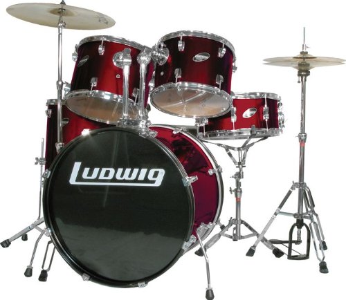 Ludwig Accent Combo 5-piece Drum Set Wine