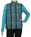 Women's Quilted Vest in Mineral/Navy by Southern Lady