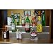 34-inch 2 Tier Liquor Bottle Shelf - Translucent
