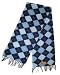 Riverstone Goods Fleece Argyle Pattern Fringed Scarf (Assorted Colors)