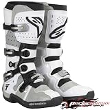 ALPINESTARS BOOT TECH 7 WHT/GRY 5 - 201207-21-5