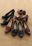Leather Loafer Pumps